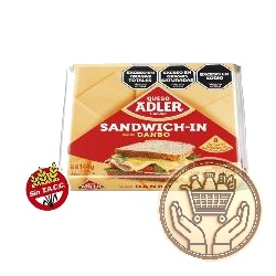 queso adler danbo feteado envasado 144grs