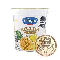 yogur entero tregar ananá pote 160grs