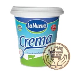 crema de leche la nueva pote 350ml.