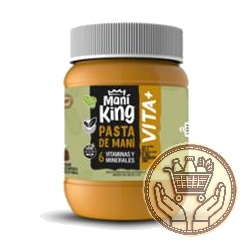 pasta de maní king vita+ 350grs