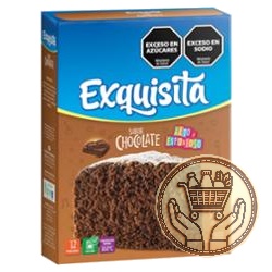 polvo para preparar bizcochuelo exquisita chocolate 540grs