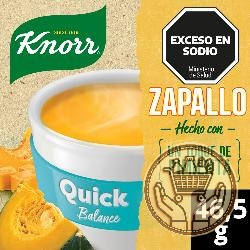 sopa instantánea knorr quick zapallo 46grs