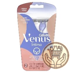 máquina para afeitar gillette venus íntima 2uni