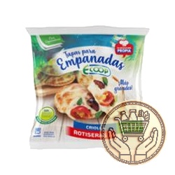 tapas para empanadas ecoop criollas rotiseras x12 450grs