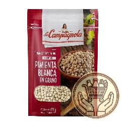 pimienta blanca la campagnola en grano 23grs