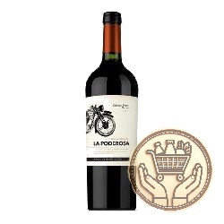 vino tinto la poderosa blend cabernet franc merlot 750cm3