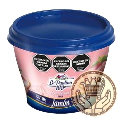 queso untable la paulina jamón 190grs