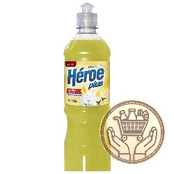 detergente lavavajilla héroe limón plus 750cm3