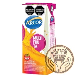 jugo arcor multifruta 200cm3