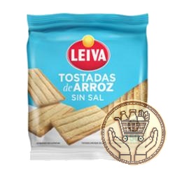 tostadas de arroz leiva aireadas sin sal agregada 150grs