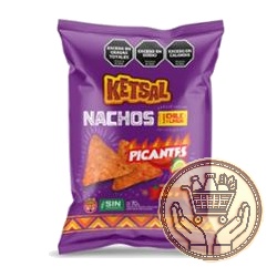 nachos ketsal picantes sabor chile y limón 70grs