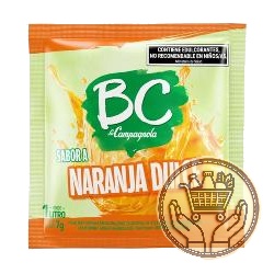 polvo para preparar bebida bc sabor naranja dulce 7grs