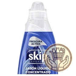 jabón líquido concentrado skip para ciclo corto frescura activa botella 800cm3