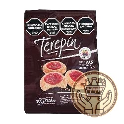 galletitas dulces pepas terepín con dulce de membrillo 200grs