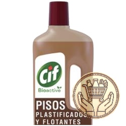 limpiador de pisos cif plastificados y flotantes 750cm3