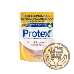 jabón líquido antibacterial protex vitamina e doypack 200cm3
