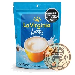 café latte instantáneo la virginia doypack 125grs