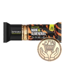 galletitas dulces íntegra maní y almendras 200grs