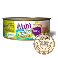 atún ecoop lomitos en agua sin adición de sal 160grs