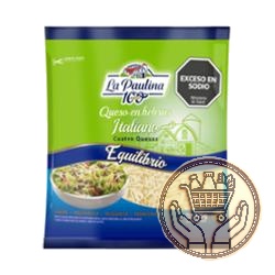 queso en hebras la paulina italiano cuatro quesos equilibrio 125grs