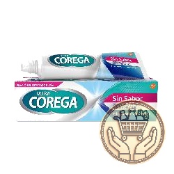 crema adhesiva dental corega ultra sin sabor 40grs