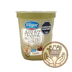 postre arroz con leche tregar con canela pote 180grs