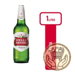 cerveza rubia stella artois retornable 975cm3