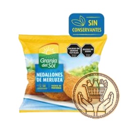 medallones de merluza rebozados granja del sol 450grs
