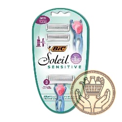 afeitadora descartable bic soleil clic sensitive 5uni