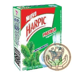 pastilla para inodoro harpic pino 20grs