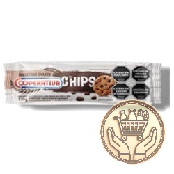 galletitas dulces cooperativa vainilla con chips 119grs