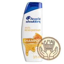 shampoo head & shoulders nutri honey anti-resequedad 375cm3