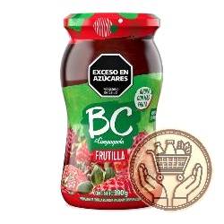 mermelada bc la campagnola frutilla frasco 390grs