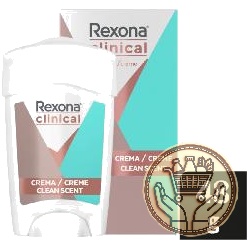 antitranspirante crema rexona clinical clean 48grs