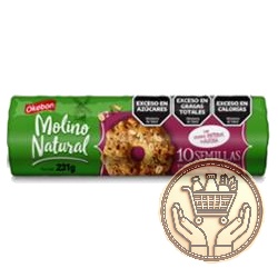 galletitas dulces okebon molino natural 10 semillas 231grs