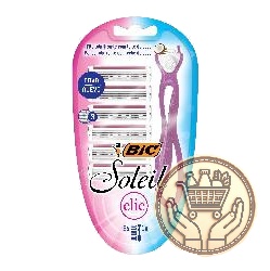 máquina para afeitar bic solei con repuestos 1uni