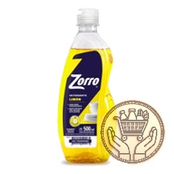 detergente lavavajillas zorro original limón 500cm3