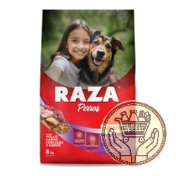 alimento para perros raza adulto pollo carne cereal arroz 8kgs