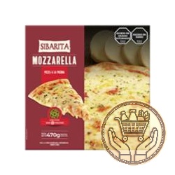 pizza congelada sibarita mozzarella 470grs