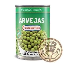 arvejas cooperativa al natural lata 300grs