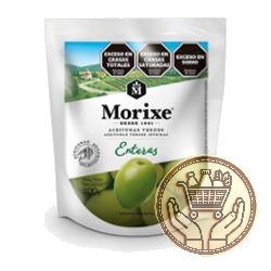 aceitunas verdes morixe enteras doypack 100grs