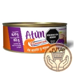 atún cooperativa lomitos en aceite y agua 160grs