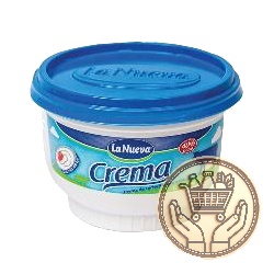 crema de leche la nueva pote 200ml.