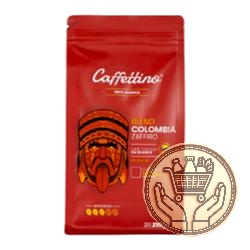 café tostado en grano caffettino colombia zafiro 210grs