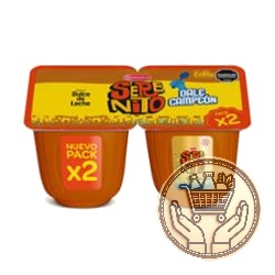 postre serenito sabor dulce de leche x2 190grs