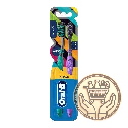 cepillo de dientes oral-b clean complete color collection 2uni