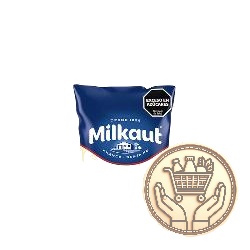 yogur bebible entero milkaut durazno sachet 900grs