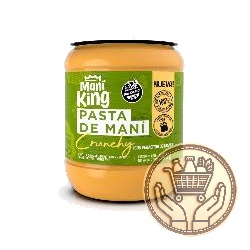 pasta de maní king crunchy 350grs