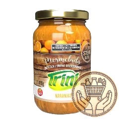 mermelada trini naranja con stevia frasco 410grs