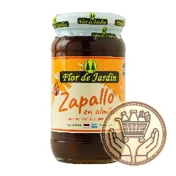 zapallo en almíbar flor de jardín frasco 400grs
